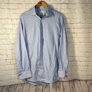 Collection by Michael Strahan Wrinkle Free Stretch Regular Fit Shirt Size 16 1/2